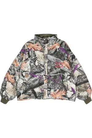 Liberal Youth Ministry Abstract-print padded jacket