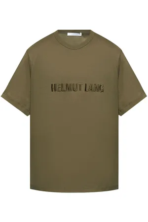 Helmut Lang Logo-embroidered cotton T-shirt