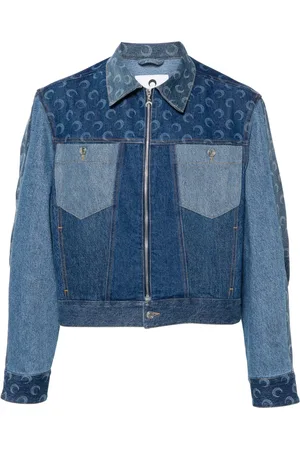 Marine Serre Regenerated denim jacket