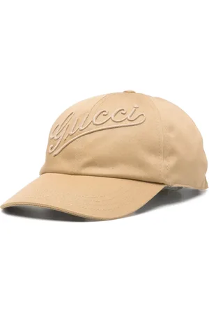 Gucci Logo-embroidered cotton baseball cap