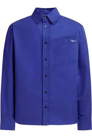 Marni Logo-embroidered cotton shirt