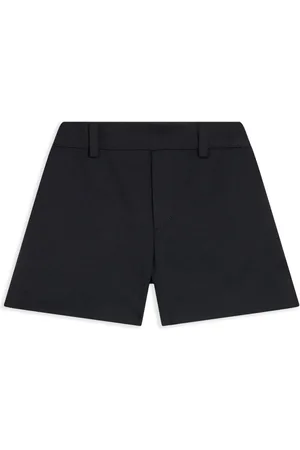 VERSACE Elasticated-waist straight-leg shorts