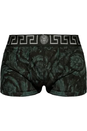 VERSACE Barocco-print Greca-border boxers