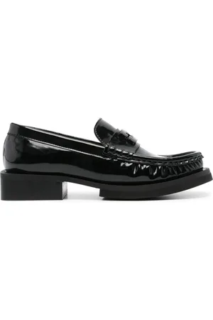 Ganni Logo-plaque loafers