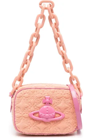 Vivienne Westwood Marianna terry-cloth shoulder bag