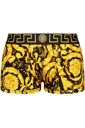 VERSACE Barocco print Greca-border boxers