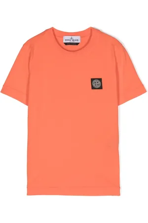 Stone Island Compass-appliqué cotton T-shirt