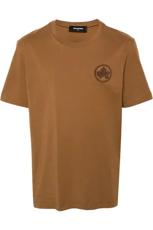 Dsquared2 Logo-flocked cotton T-shirt