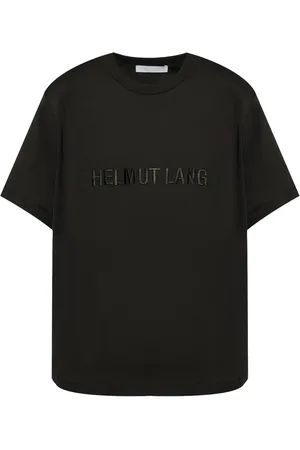 Helmut Lang Logo embroidered cotton T-shirt