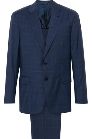 BRIONI Checked single-breasted suit