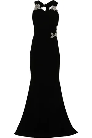 Cristallini Sequin-embellished maxi dress