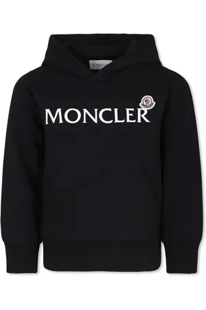 Moncler Logo print cotton hoodie