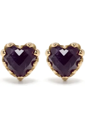 Stolen Girlfriends Club Love Claw amethyst earrings