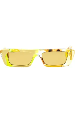 Gucci Rectangular-frame sunglasses