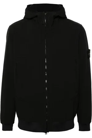 Stone Island Compass-logo zip-up jacket