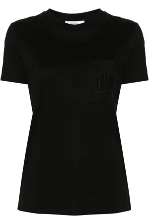 Max Mara Logo-embroidered cotton T-shirt