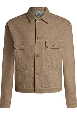 Etro Pegaso-button denim jacket