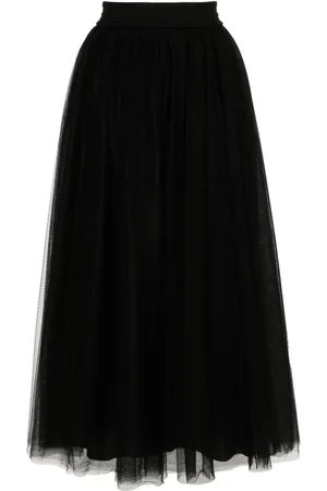Fabiana Filippi Tulle midi skirt