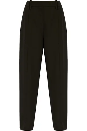 Ganni High-rise straight trousers
