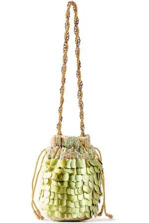 Nannacay Keely sequinned bucket bag