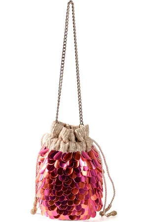 Nannacay Keely sequinned bucket bag