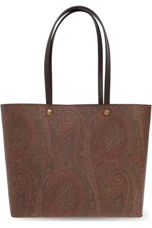 Etro Large Paisley jacquard shopper tote bag