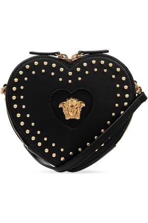 VERSACE Heart leather shoulder bag