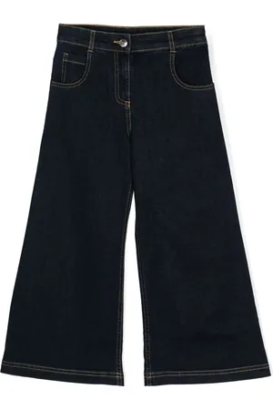 Etro Pegaso-embroidery wide-leg jeans