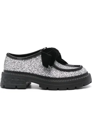 Jimmy Choo Marlow glittered loafers