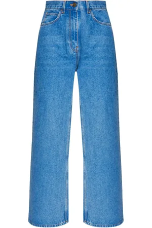 Etro Wide-leg high-rise jeans