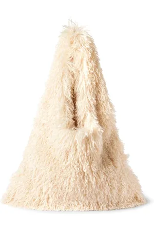 Msgm Faux-fur tote bag