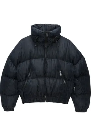 Msgm Abstract-print puffer jacket