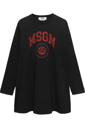Msgm Logo-print mini dress