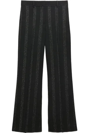 Msgm Striped wide-leg trousers