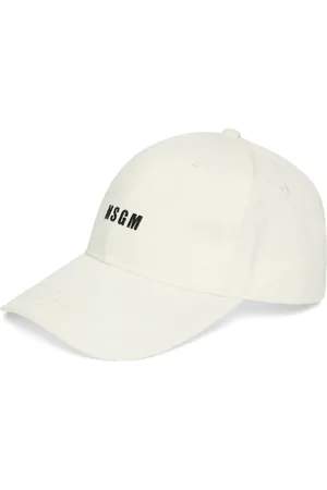 Msgm Logo-embroidered cotton cap
