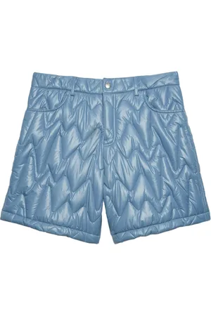 Msgm Above-knee quilted shorts