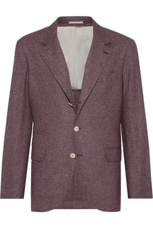 Brunello Cucinelli Single-breasted puppytooth blazer