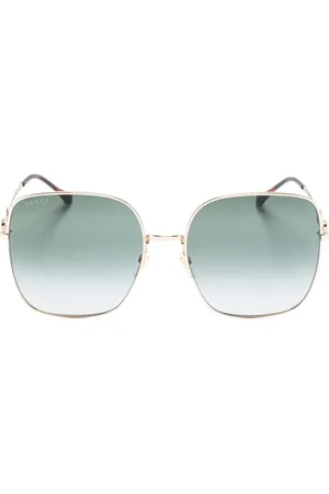 Gucci Horsebit detail square-frame sunglasses