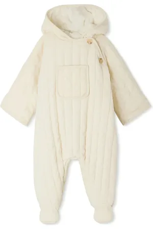 BONPOINT Quilted organic cotton pajamas