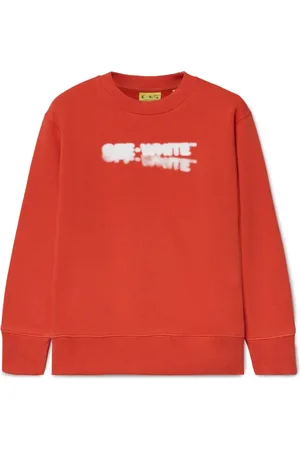 OFF-WHITE Arrow Faded cotton sweatshirt