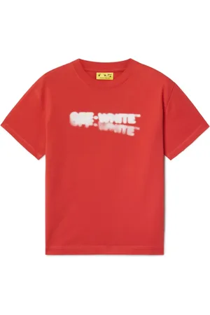OFF-WHITE Arrow Faded cotton T-shirt