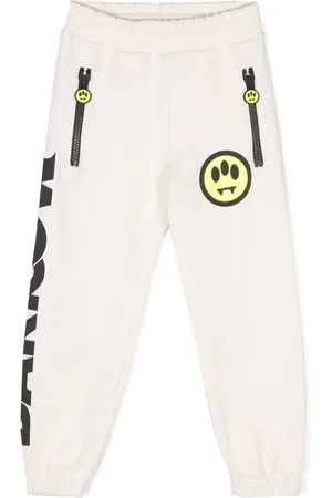 BARROW Logo-print cotton track pants