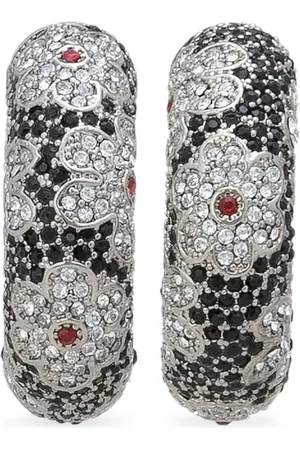 Marni Swarovski crystal embellished hoop earrings