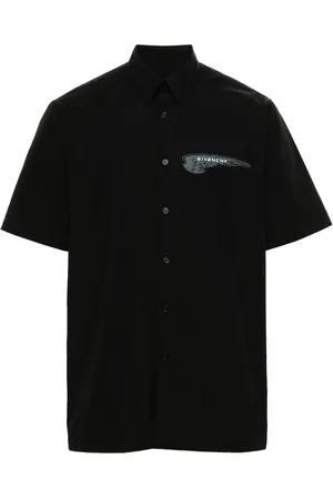 Givenchy Logo-embroidered cotton shirt