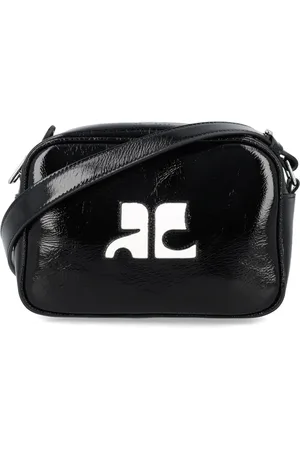 Courrèges Reedition Naplack leather mini bag