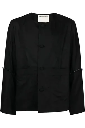 Namacheko Bead-embellished wool shirt jacket