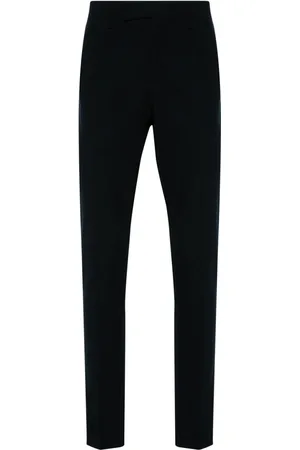LARDINI Pressed-crease tailored trousers