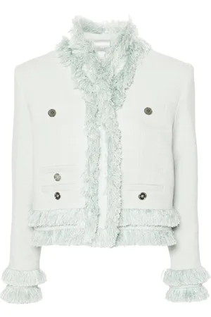 HUISHAN ZHANG Fringed bouclé jacket