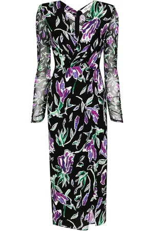 Diane von Furstenberg Floral-print midi dress