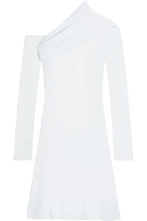 Courrèges Twist crepe mini dress